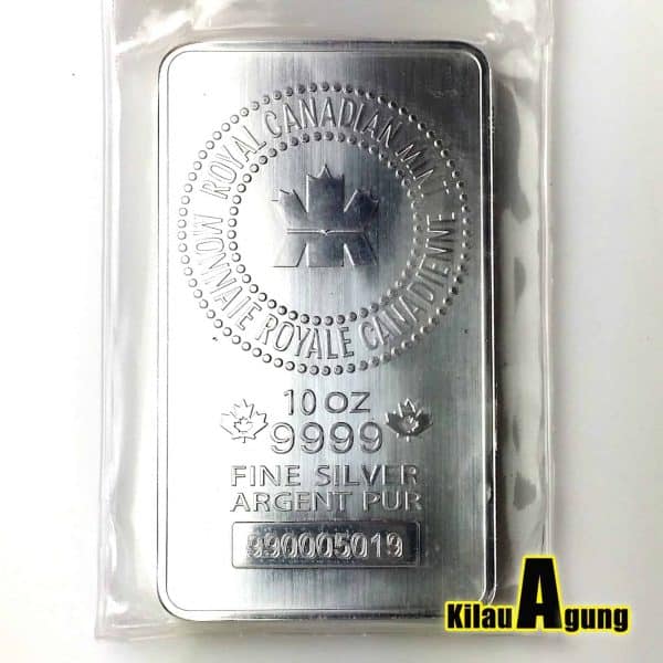 Perak Batangan Royal Canadian Silver Bar