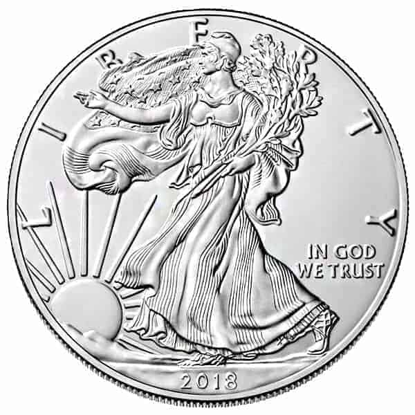 Koin Perak American Silver Eagle - Image 2